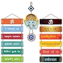 NAVINYA Wall Hanging Decorative Items - Mdf Wall Decoration For Home - Used As A Home Decor For Living Room, Gift Items, Office, Kitchen, Bedroom, Cafe's, Terrace (Set Of 3)