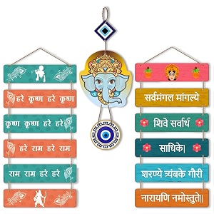 navinya wooden wall decoration hanging items - wall decor gifts items - used as a room decor for living room gift items office kitchen bedroom cafe39s set of 3