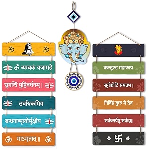navinya wooden wall decoration for home wall - decorative items for home - used as a room decor items for bedroom gift items office kitchen living room cafe39s set of 3