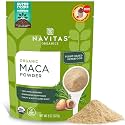 Navitas Organics Maca Powder – 100% Gelatinized Peruvian Maca for Adaptogen Smoothies, Lattes, Baking & More – Energize & Balance - USDA Organic, Non GMO, Vegan, Gluten Free (8oz. Bag, 45 Servings)