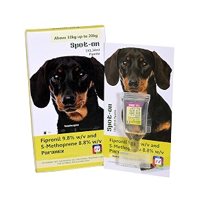 paranex spot on for controlamptreatment of ticksfleasampchewing lice infestations for dogs10kg to 20kg