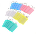 navjai 10pcs Keychain Keyrings with Name Label Split Ring Keytags Key ka challa Key Chain