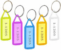 navjai 40pcs Keychain Keyrings with Name Label Split Ring Keytags Key ka challa Key Chain