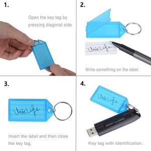 navjai 50pcs keychain keyrings with name label split ring keytags key ka challa key chain