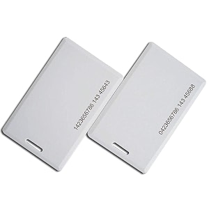 thk-125 rfid cards for time attendance or access control system having rfidthick cards set of 100 pcs