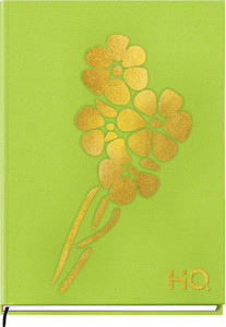 navneet hq flora pink case bound note book journal a5 notebook single line 192 pages