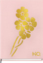 NAVNEET HQ Flora Pink Case Bound Note Book Journal A5 Notebook Single Line 192 Pages