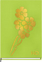 NAVNEET HQ Flora Pink Case Bound Note Book Journal A5 Notebook Single Line 192 Pages