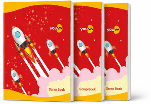 NAVNEET Soft Bound Scrap Book 22x28 cm