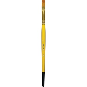 navneet youva brush synthetic flat 4 pack of 5 set of 5