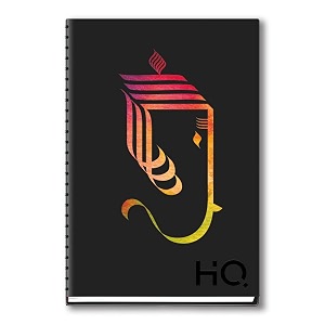 youva navneet hq my notes a6 size  192 pages  pack of 2 black 27022-2