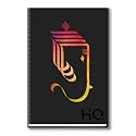 YOUVA Navneet HQ My Notes (A6 Size) | 192 pages | Pack of 2, Black, (27022-2)