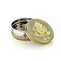 NAVRANG Stainless Steel Container Box Meenakari Storage Box Ganesh ji Design Return Gifts (Packi Of 1, Golden)