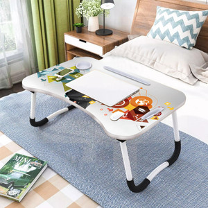 navrangi foldable multipurpose laptop table wood portable laptop table finish color - creative mind pre assembled
