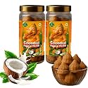 Navruchi Traditional Coconut Jaggery Modak Sweets 300gm | Handcrafted Indian Mithai | Authentic Festive Dessert | Made with Modak filling in Natural, chemical free,organic jaggery base| No Preservatives, Soft &amp; Fresh | Pe