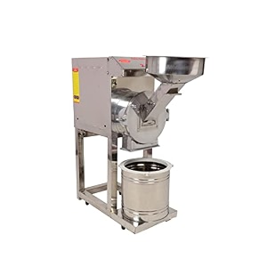 navsukh 2hp hunk 2in1 fully automatic stainless steel flour millpulverizer machinemasala grinder electric motor capacity - 2 hp