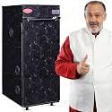 NAVSUKH Stainless Steel Vikrant Premium Flour Mill with Free Cover, Gharghanti for Home with Stainless Steel Grinder | Sleek Strong Plywood Body | Copper Motor | Energy Efficient | Silent Operation