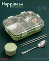 NAVTAN Happiness Bento 2 Section Stainless Steel