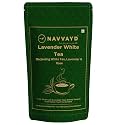 Navvayd Organic Lavender White Tea, With Real Lavender Flower &amp; Rose Petals, Loose Leaf (50 Gm)