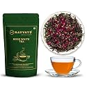 Navvayd Organic Rose White Tea, With Real Rose Petals, Loose Leaf (50 Gm)
