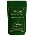 Navvayd Organic Tulsi White Tea, With Krishna Tulsi for Boosting Immunity, Loose Leaf (50 Gm)