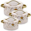 NAYASA Bethany Insluated Casserole Set Of 3