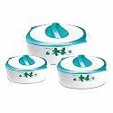 Nayasa Desire Casserole Gift Set | 800, 1200, 1800 ML | Chapati Box | Serving Bowl with Lid | PU Insulated | BPA Free | Odour Proof | Food Grade | Easy to Carry And Store | Serving Casserole | Brown