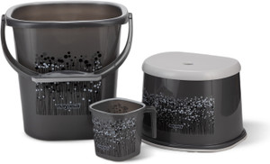 NAYASA Funk Square 3 Pcs Bath Set