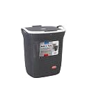 Nayasa Rope 43.5 Liters Plastic Laundry Basket for Clothes with Lid | Laundry Bag for Clothes | Laundry Basket Plastic | Clothes Basket | Multipurpose Basket for Storage | Brown