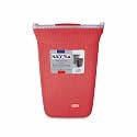 Nayasa Rope 43.5 Liters Plastic Laundry Basket for Clothes with Lid | Laundry Bag for Clothes | Laundry Basket Plastic | Clothes Basket | Multipurpose Basket for Storage | Maroon