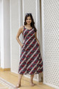 Nayo Women Fit and Flare Black MidiCalf