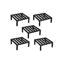 NAYRA Square Plants Stand Set of 5 Stands| Black Iron Stand For Heavy Gamla and Planter |Stand for Home Garden and Balcony(Set-5)