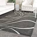 Handmade Geometrical Pattern Woollen Rugs 1 inch Thick Pile (5x5 Feet Round) Color Multi