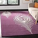 Handmade Geometrical Pattern Woollen Rugs 1 inch Thick Pile (8x8 Feet Round) t Color Multi