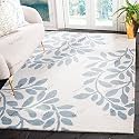 Handmade Geometrical Pattern Woollen Rugs 1 inch Thick Pile (7x7 Feet Round) Color Multi