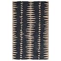 Handmade Geometrical Pattern Woollen Rugs 1 inch Thick Pile (6x8 Feet) Color Multi