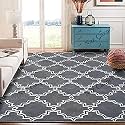 Handmade Geometrical Pattern Woollen Rugs 1 inch Thick Pile (6x6 Feet Round) Color Multi