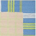Handmade Geometrical Pattern Woollen Rugs 1 inch Thick Pile (8x8 Feet Round) t Color Multi