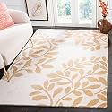 Handmade Geometrical Pattern Woollen Rugs 1 inch Thick Pile (8x8 Feet Round) t Color Multi