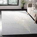 Handmade Geometrical Pattern Woollen Rugs 1 inch Thick Pile (6x9 Feet) Color Multi