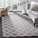 Handmade Geometrical Pattern Woollen Rugs 1 inch Thick Pile(4x6 Feet) Color Multi