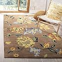 Handmade Geometrical Pattern Woollen Rugs 1 inch Thick Pile (10 X 13 Feet) Color Multi