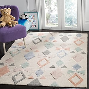 handwoven handtufted area rugs 1 inch thick pile 10 x 13 feet color multi