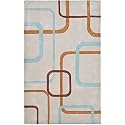 New Handmade Bhutan (Kargil) Pattern Classical Woollen Rugs 1 inch Thick Pile (3x6 Feet) Color Multi
