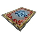 New Handmade Bhutan (Kargil) Pattern Classical Woollen Rugs 1 inch Thick Pile (6x8 Feet) Color Multi