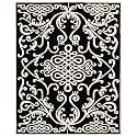 New Handmade Bhutan (Kargil) Pattern Classical Woollen Rugs 1 inch Thick Pile (6x6 Feet Square) Color Multi