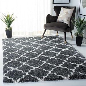 naze modern export quality micro fiber shaggy carpet runner for hall room guest room bedroom etccolor- grey and ivory ii size 5x8 feet152x245 cm