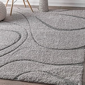 naze modern export quality micro fiber shaggy carpet runner for hall room guest room bedroom etccolor-grey n grey size 5x7 feet152x215 cm