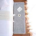 Naze Modern Export Quality Micro Fiber Shaggy Carpet, Runner for Hall, Room, Guest Room, Bedroom etcColor-Silver Size2x4 feet (60x120 cm)