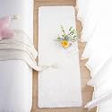 Naze Modern Export Quality Micro Fiber Shaggy Carpet, Runner for Hall, Room, Guest Room, Bedroom etcColor-Ivory Size 2x6 feet(60x185 cm)
